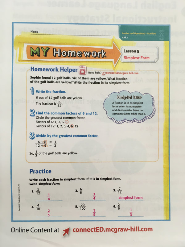 math homework answers 4th grade