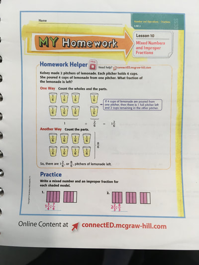 4th grade math homework book